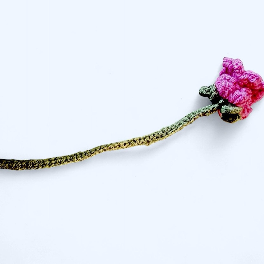 Elegant Pink and green bookmark - Picture 1 of 1